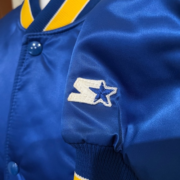 LA Rams Vintage Los Angeles Rams Starter Jacket 90s NFL Satin Bomber. EUC - Picture 4 of 8